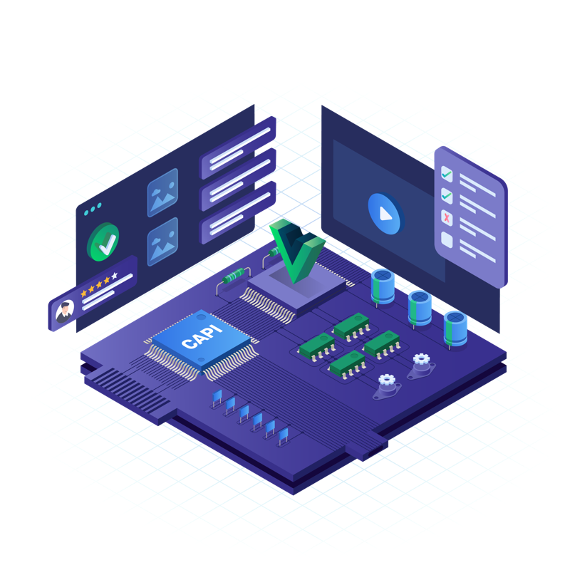 Illustration image of Vue Component Fundamentals with the Composition API